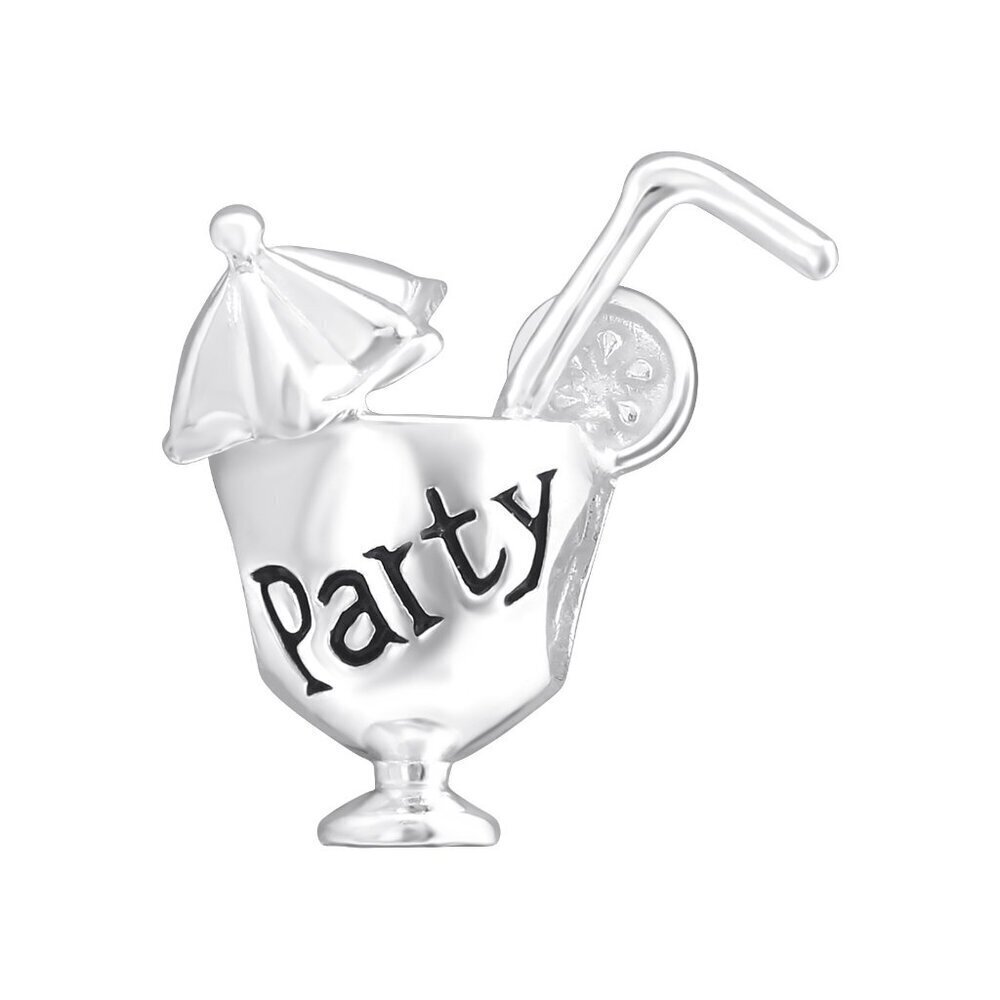 Sterling Silver Cocktail Party Bead - Celebration Charm